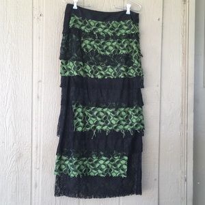 ❌SOLD❌Multi Layer Lace Sharon Tang Skirt